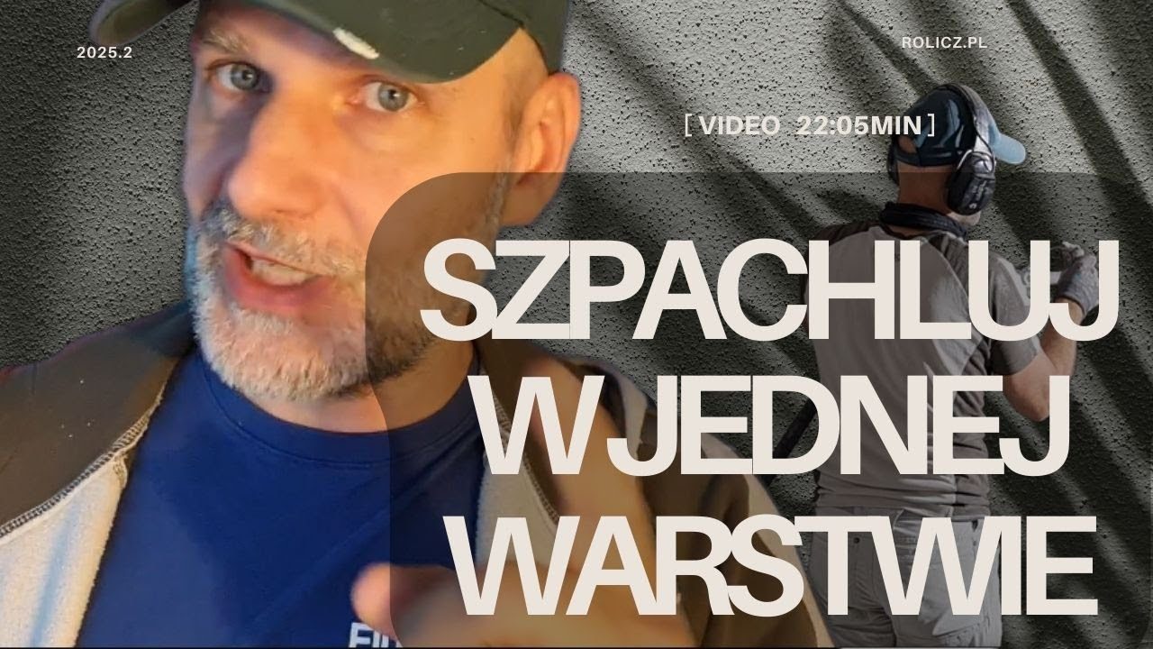 Kadr z filmu: Jak szpachlować w jednej warstwie